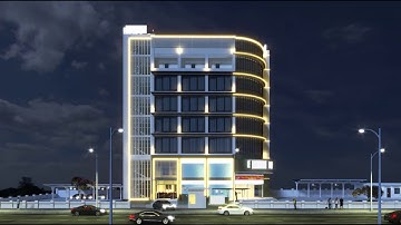 Ánh sáng ngoại thất - Set up light for the building - Vray Sketchup - Art House Studio