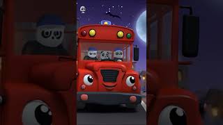 Halloween Wheels on the Bus #shorts #explore #forkids #cartoon #halloween #spookybus