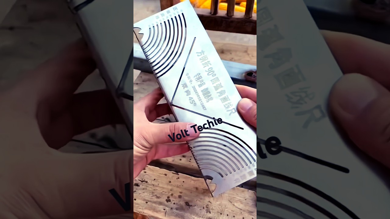 Square Steel Arc Angle Ruler 