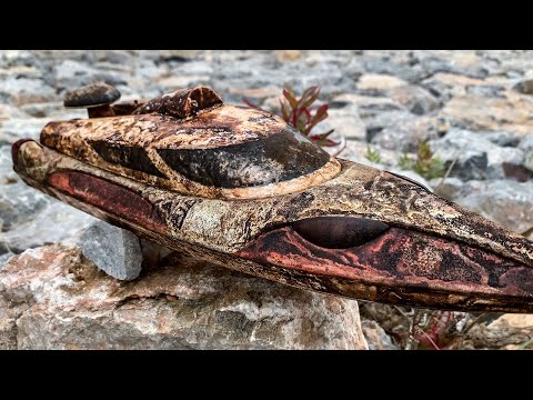 Restorasyon Yarış sürat teknesi | RC tekne kanosunu geri yükleme