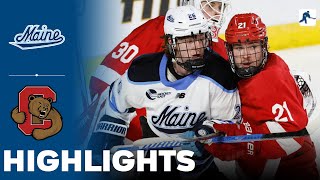 Maine vs Cornell | NCAA College Hockey | Highlights - March 28, 2024