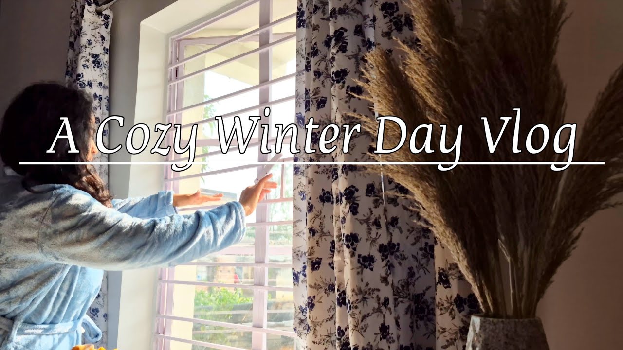 Spent A Cozy Winter Day Alone at Home | Winter vlog