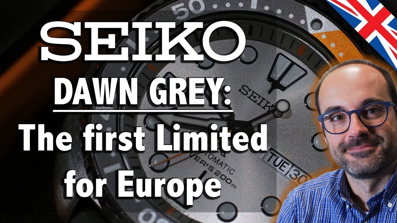 Seiko Dawn Grey, the first Turtle Limited Edition for Europe (SRPD01K1) -  YouTube