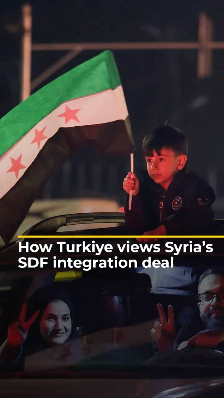 How Turkiye views Syria’s SDF integration deal | AJ #shorts
