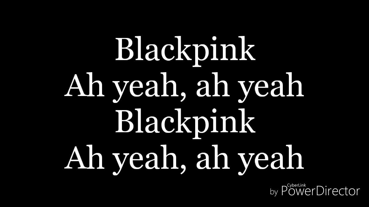 Blackpink Ddudduddudu ( Lyrics) YouTube