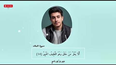 سورة الملك بصوت القارئ كمال الشيخ 