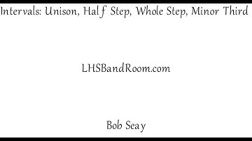 Ear Training: Unison, Minor 2nd, Major 2nd, Minor 3rd