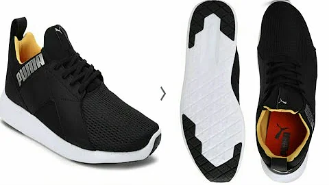 Puma Men Black Mesh Zod Runner NM IDP Shoes