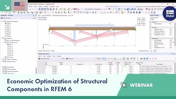 Webinar | Economic Optimization of Structural Components in RFEM 6