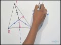 Demostración de la concurrencia de las mediatrices de un triángulo