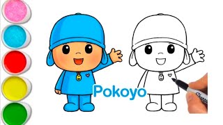 How To Draw A Pocoyo Pocoyo Easy Drawing For Kids