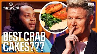 Gordon Calls Chef’s Crab Cakes The Best He’s Ever Tasted | MasterChef