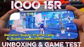 IQOO 15R - Unboxing, Benchmark & Genshin super frame rate & super resolution test ! screenshot 5