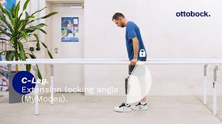 C-Leg. Extension locking angle (MyModes). | Ottobock Professionals