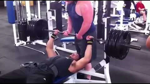 405lbs raw bench ....Corey Latham