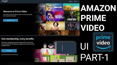 Amazon Prime Video UI Clone Part-1 | HTML CSS JAVASCRIPT | Animated UI | HINDI