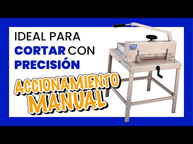 Guillotina Semi Industrial para Cortar Resmas de Papel - Review y