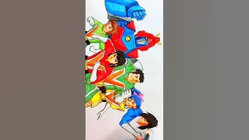 Drawing VoltesV #voltesvlegacy #voltesv #shorts