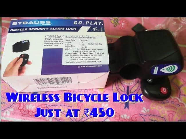 Bicycle Wireless Security Alarm Lock, How it works and how to fit