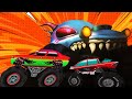 No Way Out | Good Vs Bad Monster Trucks | Monster Truck Videos For Toddlers | Cartoons For Kids