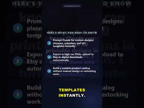 I Used Claude to Build a Printable Business