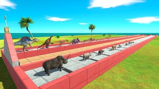 Relay Race Animals vs Dinosaurs - Animal Revolt Battle Simulator screenshot 3