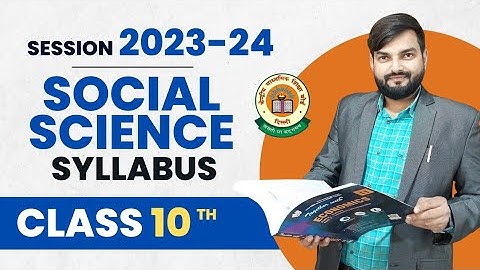 Class 10 Social Science Syllabus 2023-24| Updated syllabus sst 2023-24|CBSE syllabus 2023-24 class10