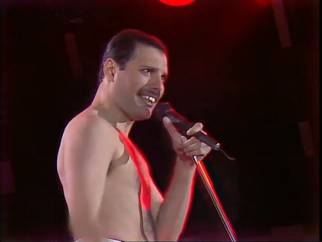 Radio Ga Ga - Queen Live In Wembley Stadium 11th July 1986 (4K - 60 FPS) class=