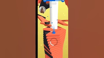 STACK BALL LEVEL 117-118 GAMEPLAY SATISFYING #shorts #viralshorts #stackball