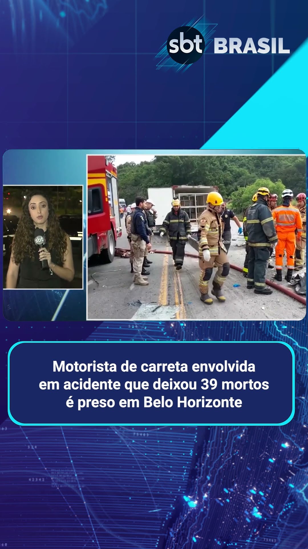 Motorista de carreta envolvido em acidente havia usado cocaína e ecstasy | SBT Brasil (21/01/25)