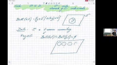 [CSS.318.1] Coding Theory Lecture 02: Coding theory basics