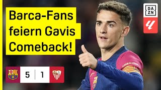 Thumbnail for Lewy in Ballerlaune! Barca nach Torfest bereit für Bayern: FC Barcelona - FC Sevilla | LaLiga | DAZN