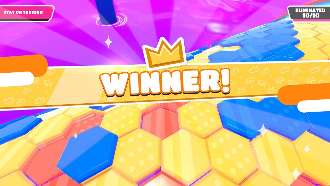 Fall Guys - Main Show Win with Hex-A-Ring final (No Commentary)