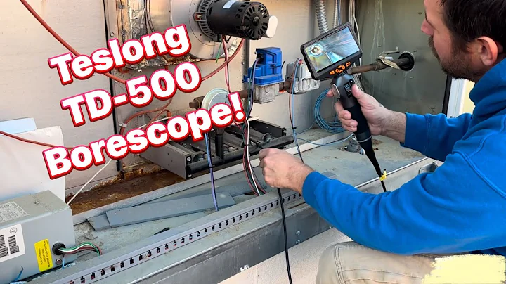 Fastest & Easiest Way To Inspect Heat Exchangers! Teslong TD-500 Borescope!