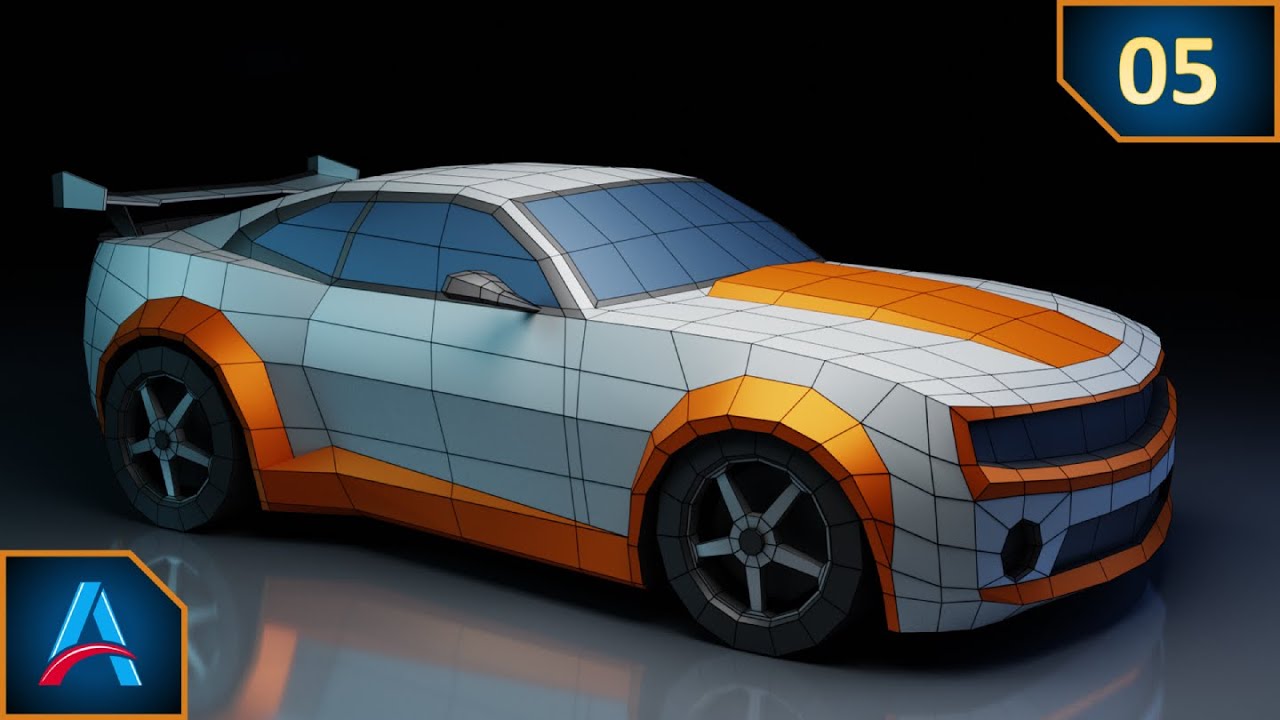 Low Poly Car Tutorial in Bangla [Part 05 of 12] [Modeling The Side ...