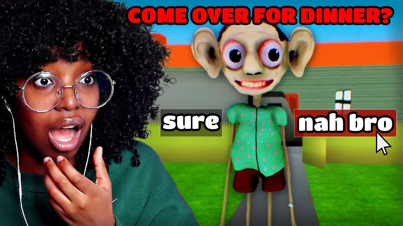 MY NEIGHBOR INVITED ME FOR DINNER BUT IF IM RUDE HE WILL EAT ME