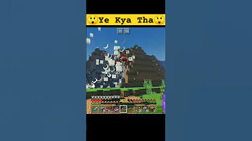 Aaj Mountain Ka Bura💀Haal Kar Diya😲😨Sab Khatam Ho Gaya🤢😳 #shorts #minecraft