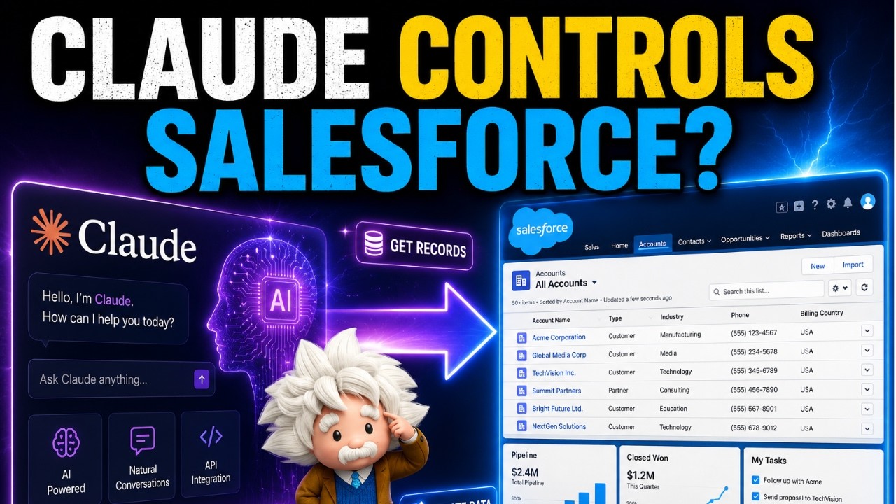 Claude Can Now Control Salesforce? Salesforce MCP Server Tutorial (Read ...