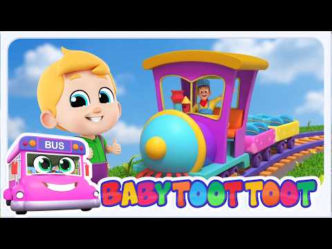 Baby Toot Toot ล้อบนรถไฟ 🚂 | เพลงเด็กเสริมการเรียนรู้
