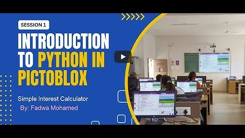 Activity1.1:Simple Interest Calculator. for Session1 International Educator Bootcamp from Stempedia