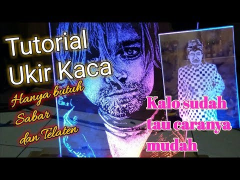 Cara mudah membuat kaca ukir