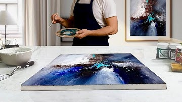 Mastering TEXTURE Techniques / ABSTRACT ACRYLIC Painting / Art Tutorial 