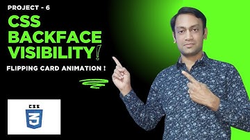 Create Stunning Flipping Card Animation with CSS3 Backface Visibility | Step-by-Step Tutorial
