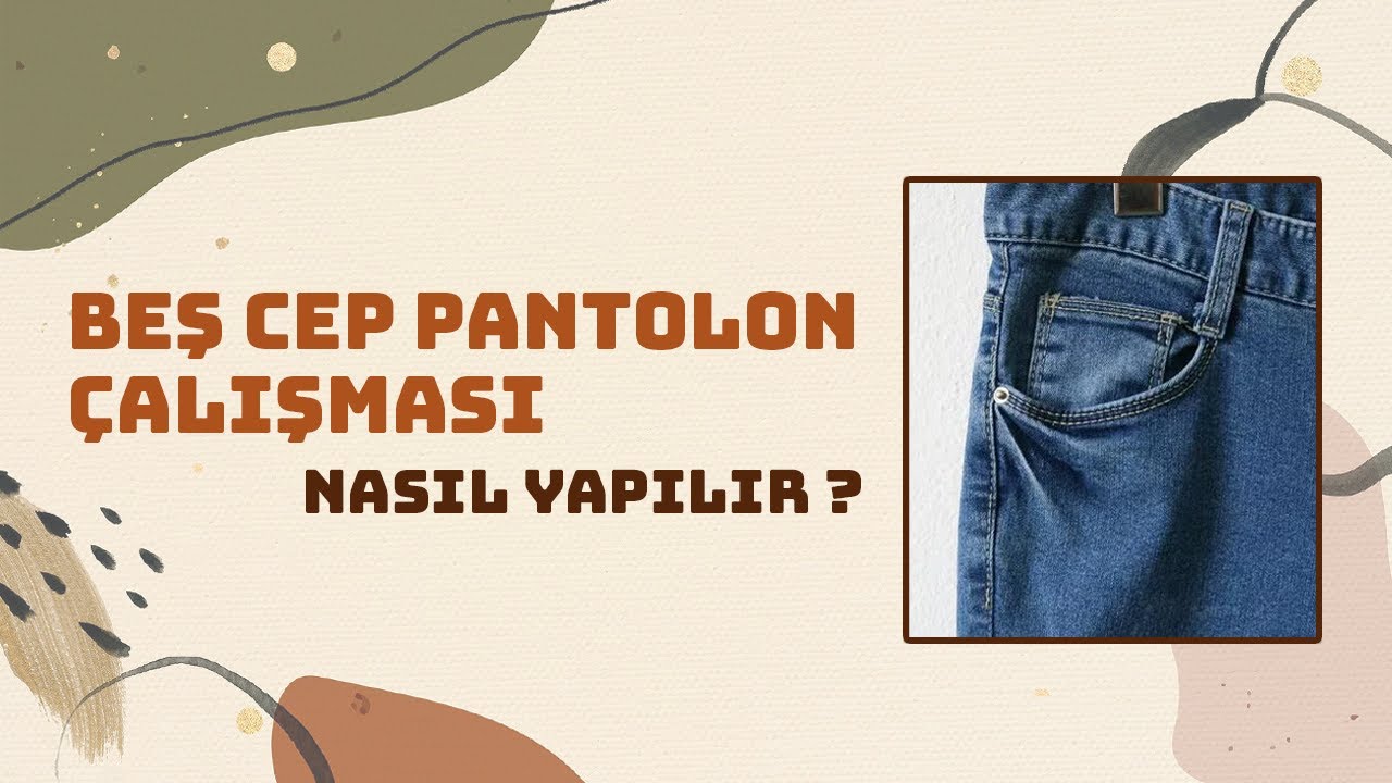 Beş Cep Pantolon Çalışması || Modelistlik Dersleri #sewing