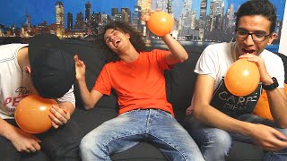 TRY NOT TO LAUGH CHALLENGE WITH HELIUM!