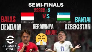 eFootball 2024 ⚽ | #1 | Balas Dendam Indonesia vs Uzbekistan Kita Bantai 99999 - 0! 😈⚽