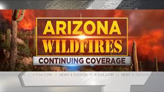 Crews continue battling three wildfires burning in Arizona