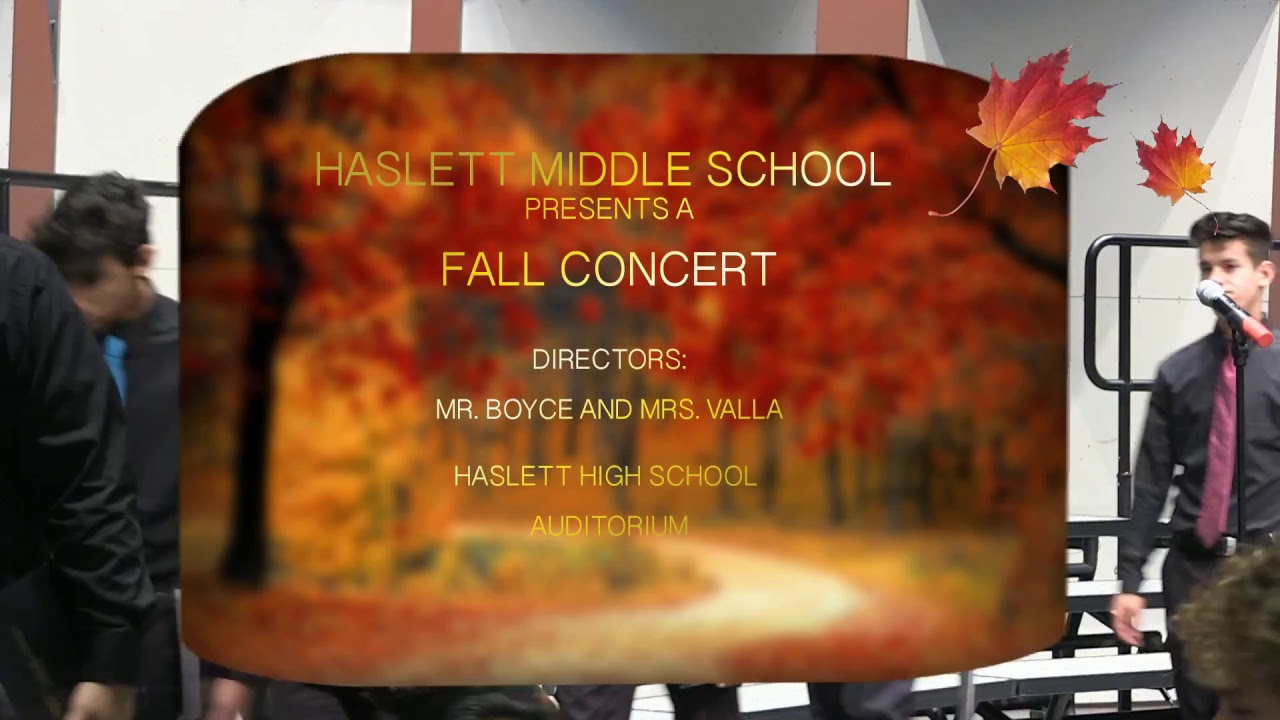 Haslett Middle School Fall Concert October 13th, 2017 YouTube