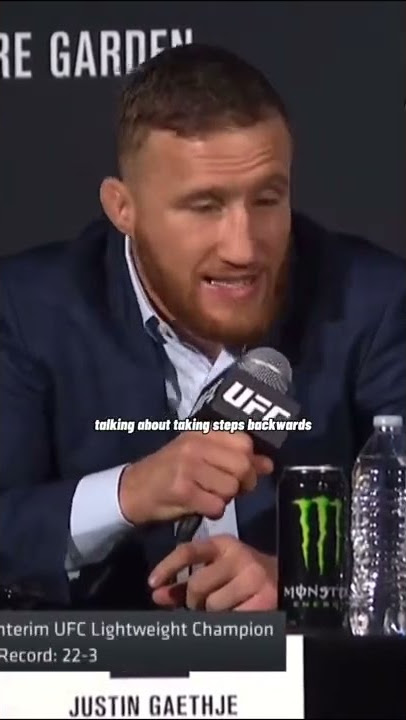 Justin Gaethje Silences Michael Chandler!