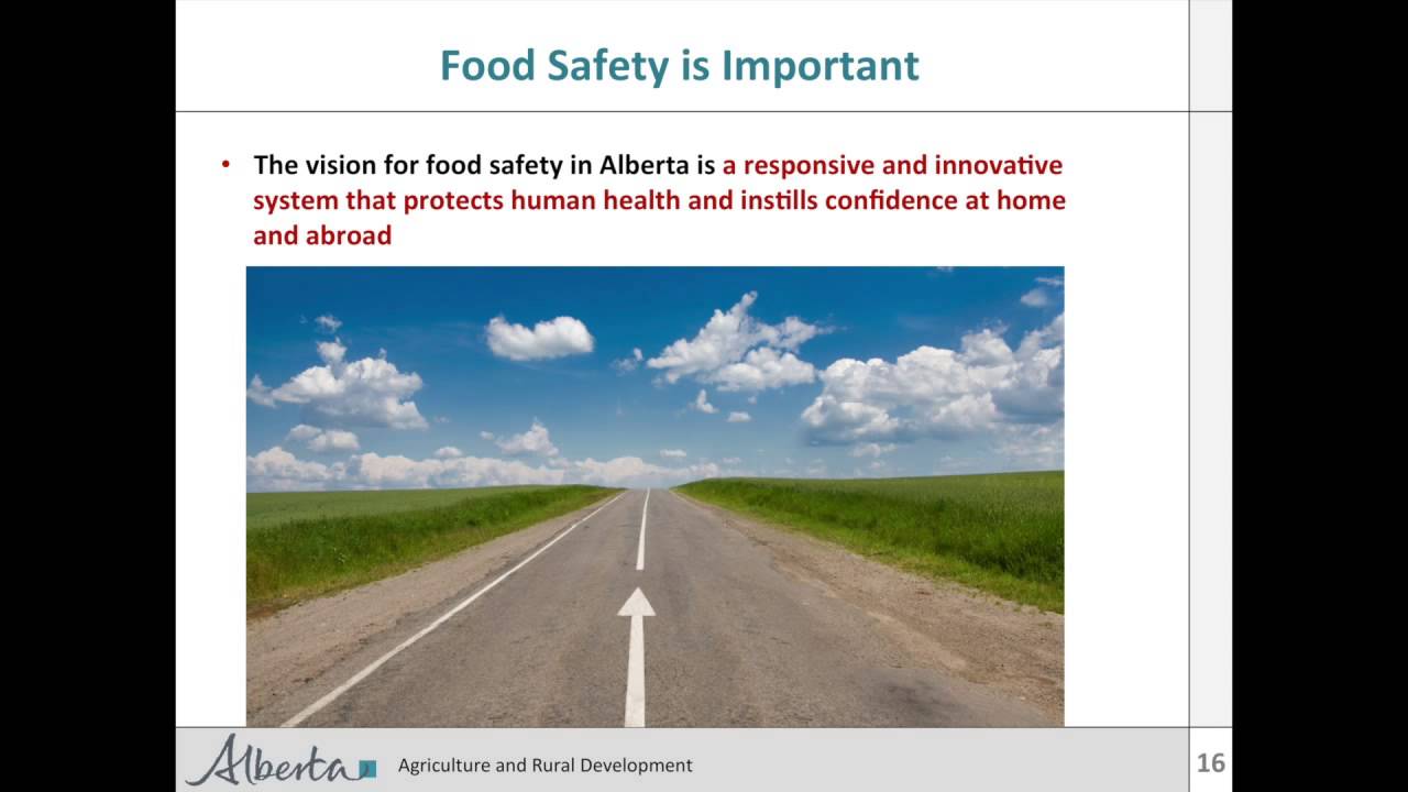 Jeff Stewart Food Safety Modernization in Alberta YouTube